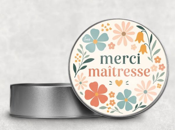 Boîte Métal Personnalisée Spécial cadeau de fin d'année