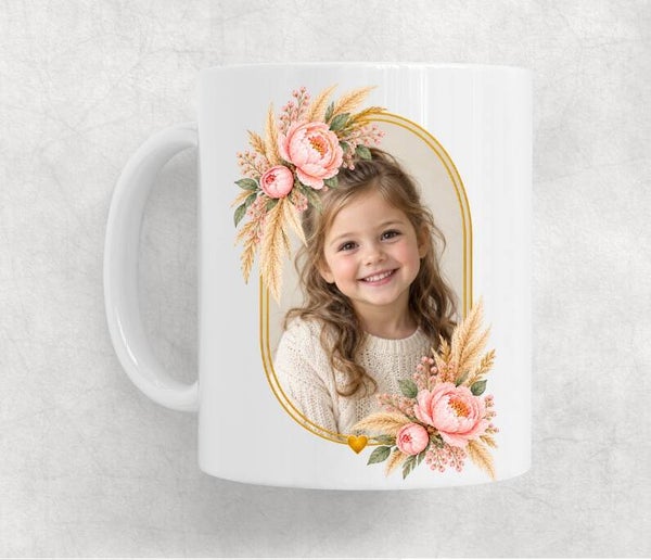 Mug photo personnalisé « Merci Nounou »