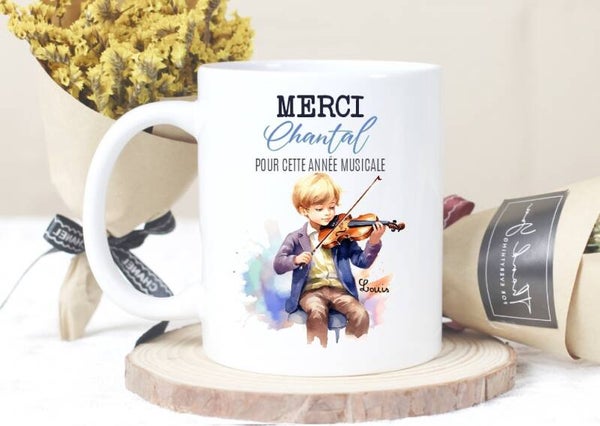 Mug Personnalisé "Violon Passion"