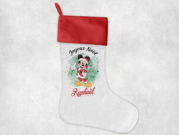 Chaussette décorative personnalisée