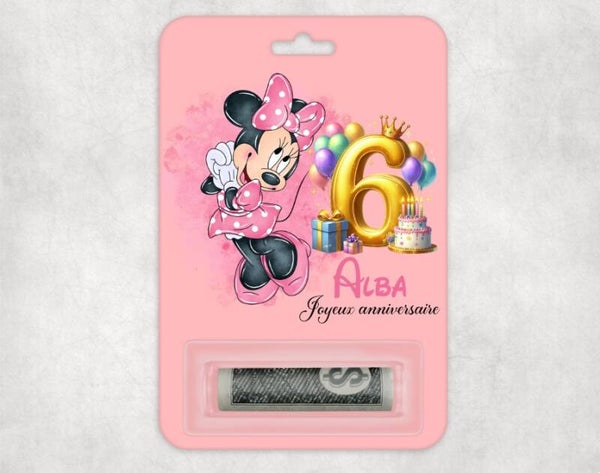 Carte d'argent personnalisé "spécial anniversaire"