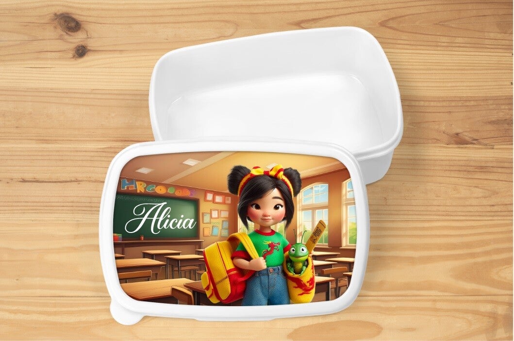 Boîte à goûter personnalisée