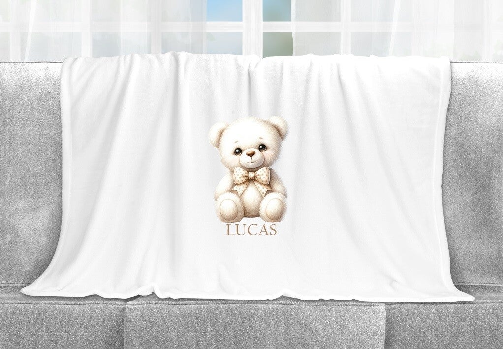 Plaid personnalisé "ourson"