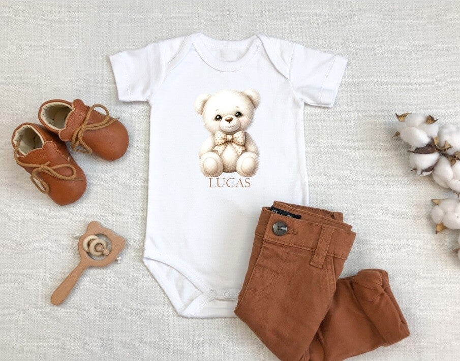 Body Bébé Personnalisé "ourson"