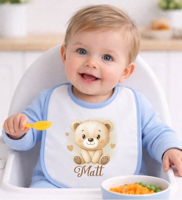 Bavoir personnalisé "ourson"