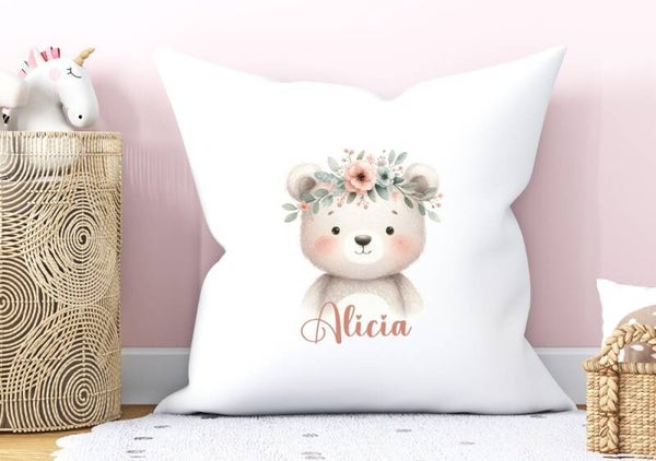 Coussin personnalisé "ourson"