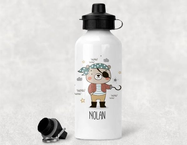 gourde personnalisée "ourson pirate"