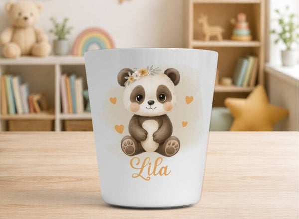 Verre enfant personnalisé 230 ml - PANDA