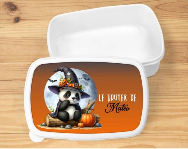 Boîte à goûter personnalisée
