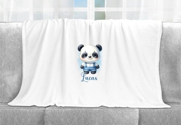 Plaid personnalisé "panda"