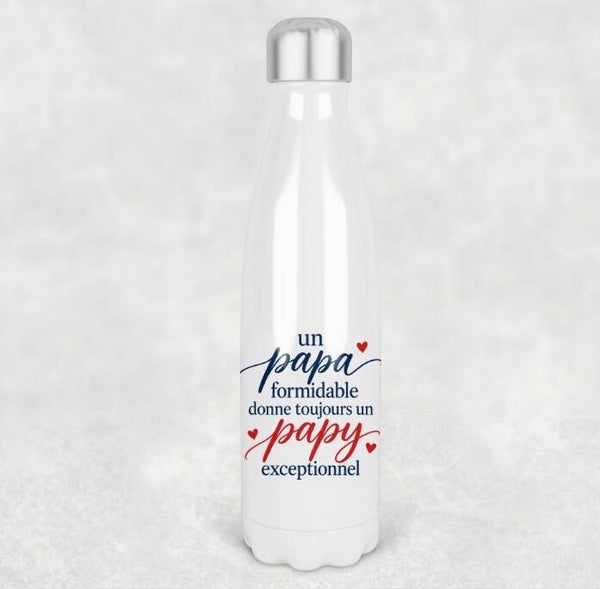 Bouteille isotherme Papy personnalisée 500 ml
