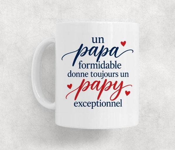 Mug "Un papa formidable"