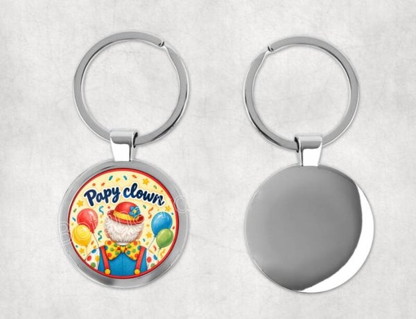 Porte-clés "Papy clown"