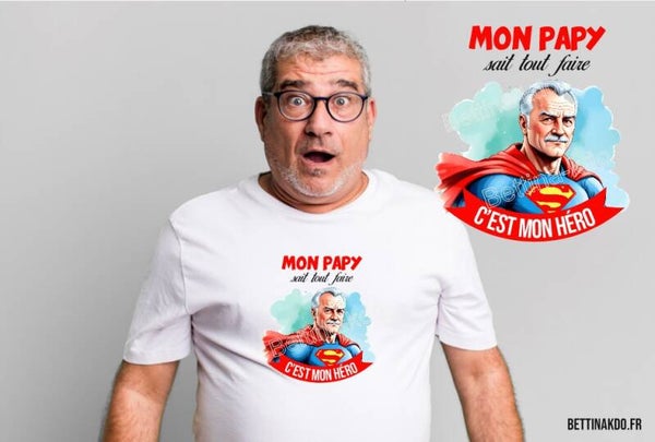 tshirt "Papy sait tout faire"