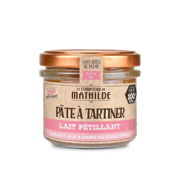 Pâte à tartiner - Lait Noisette Pétillant  - 100g