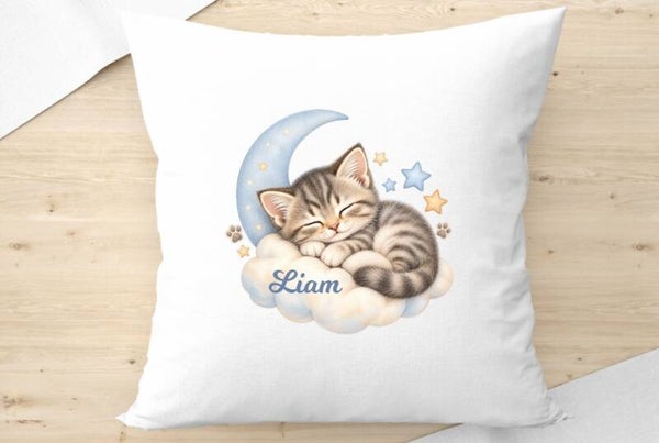 coussin "chaton" personnalisé