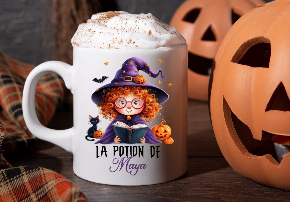 Mug spécial halloween personnalisé