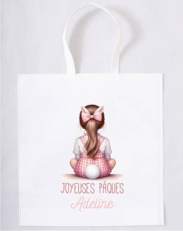 Sac pour la chasse aux œufs personnalisé (2 modèles)