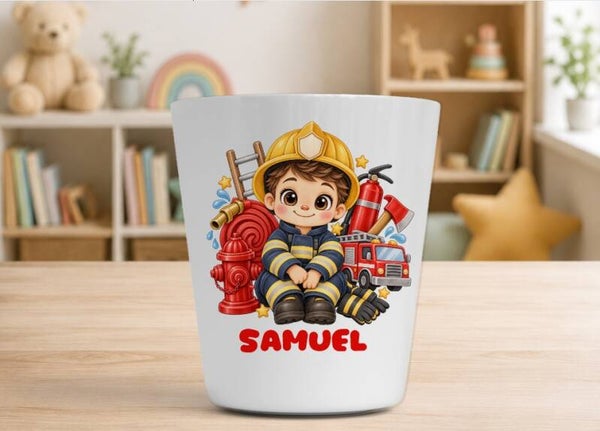 Verre enfant personnalisé 230 ml - POMPIER
