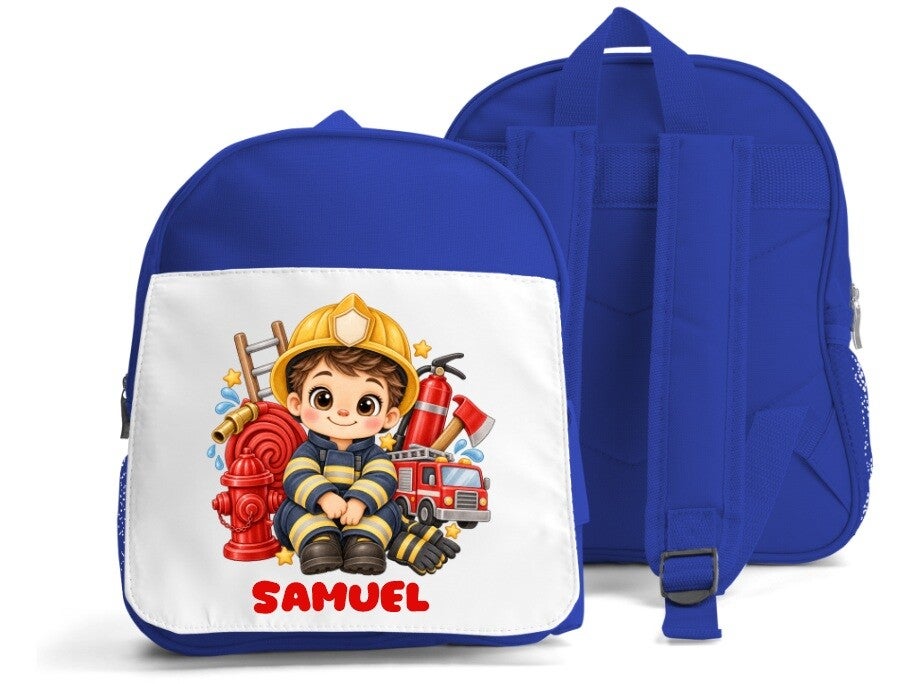 sac à dos personnalisé "pompier"