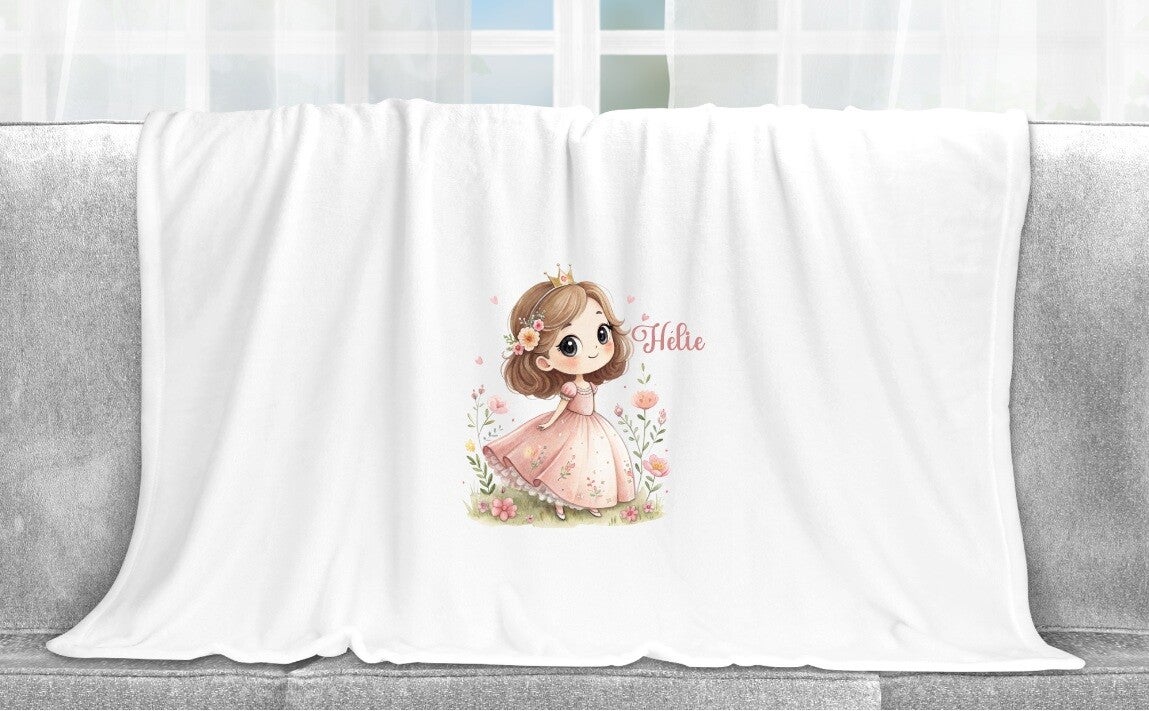 Plaid personnalisé "princesse"