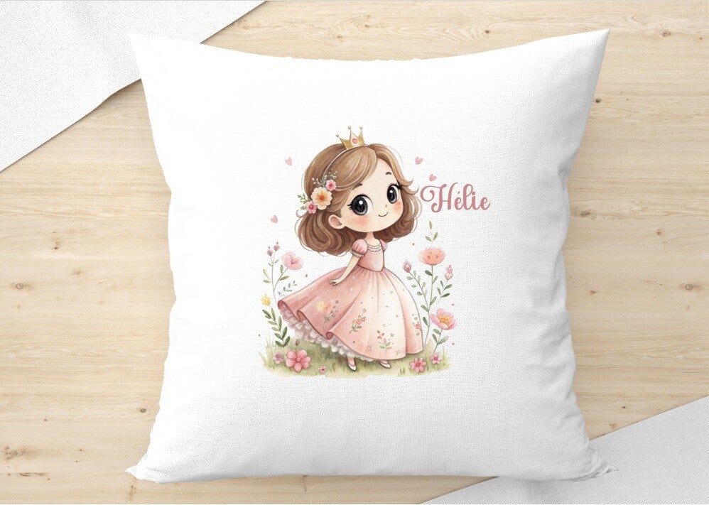 coussin "princesse" personnalisé