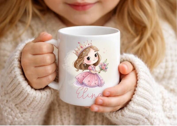 Mug incassable ou céramique personnalisé "PRINCESSE"
