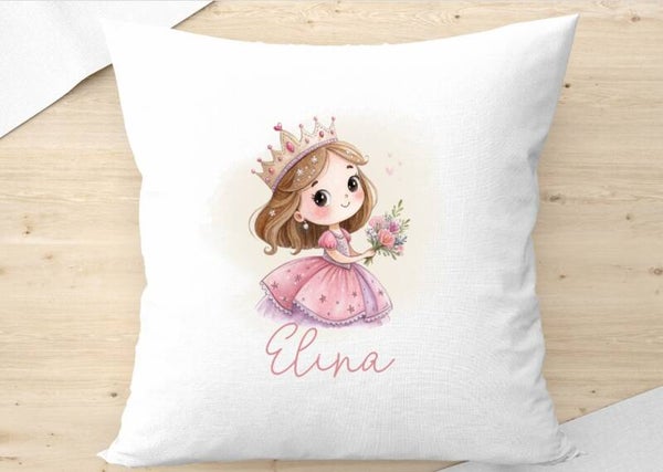 coussin "princesse" personnalisé