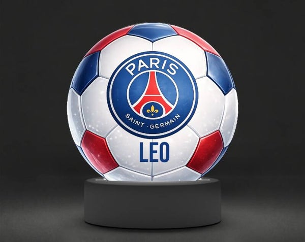 Lampe veilleuse personnalisée football