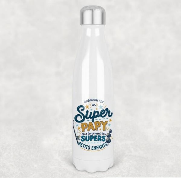 Bouteille isotherme Papy personnalisée 500 ml