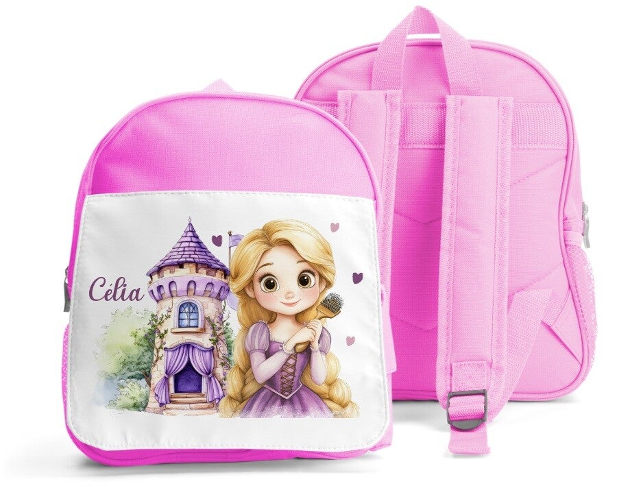 Sac à dos personnalisé "princesse"