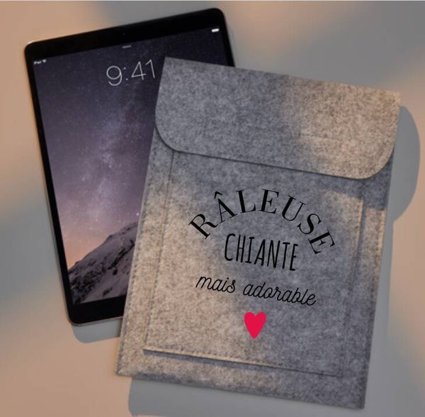 Housse pour Ipad humour "râleuse"