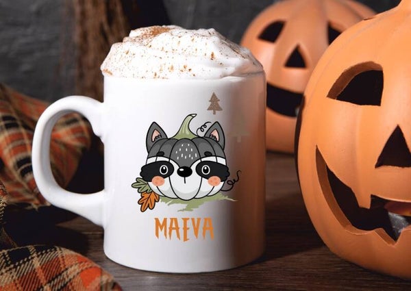 Mug spécial halloween personnalisé