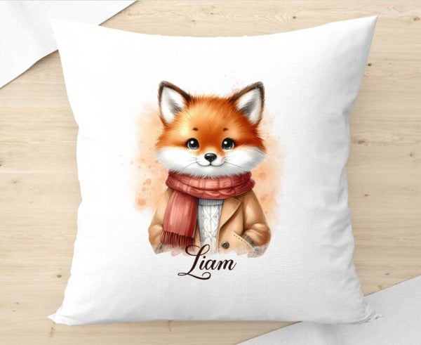 Coussin personnalisé "renard"