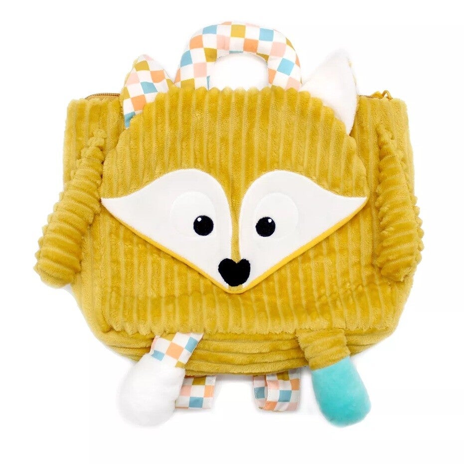 LES DEGLINGOS Sac à dos Enfant velours Cyranos le renard
