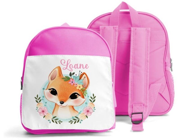 sac à dos personnalisé "renarde"