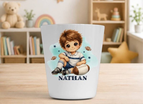 Verre enfant personnalisé 230 ml - RUGBY