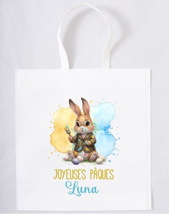 Sac pour la chasse aux œufs personnalisé