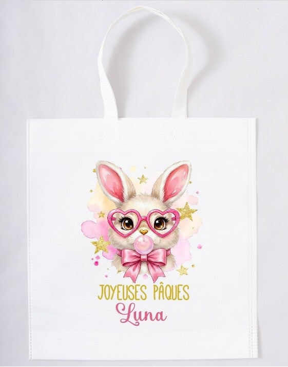 Sac pour la chasse aux œufs personnalisé