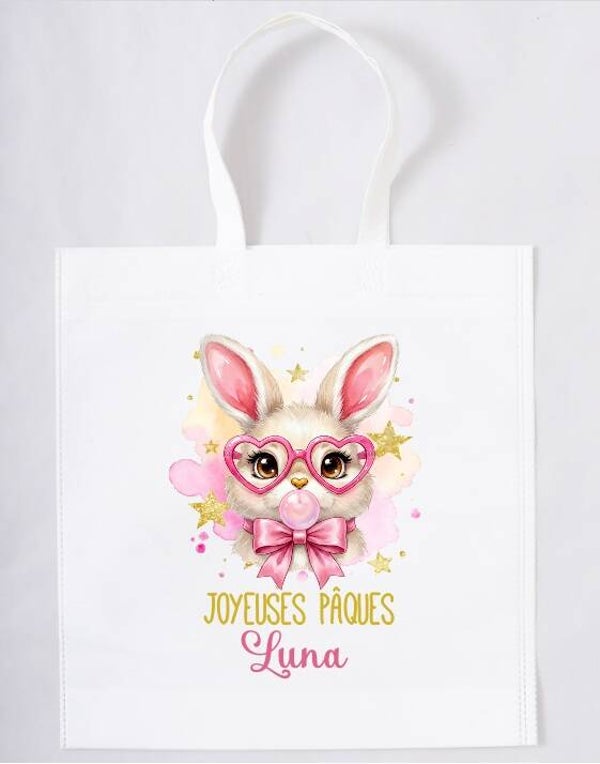 Sac pour la chasse aux œufs personnalisé