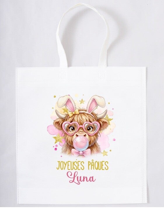 Sac pour la chasse aux œufs personnalisé