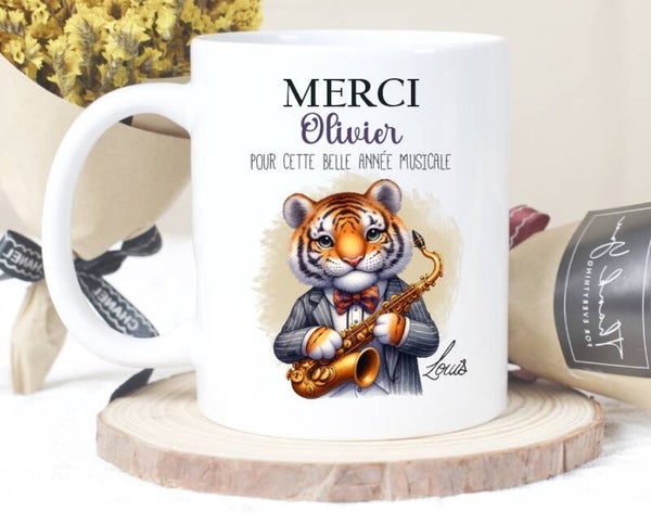 Mug personnalisé pour Professeur de saxophone