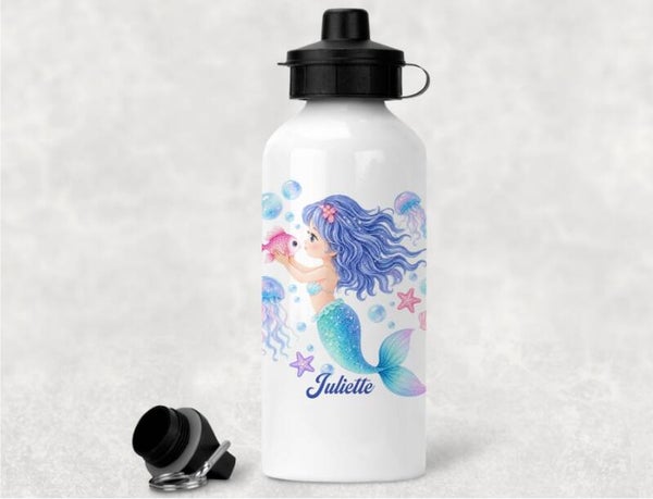 gourde personnalisée "sirène