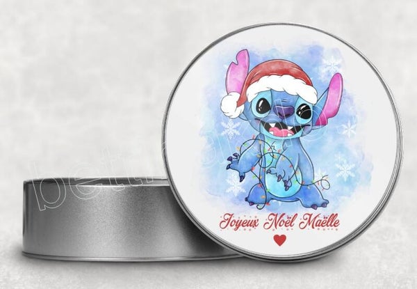 Boîte Métal Personnalisée "spécial noël"