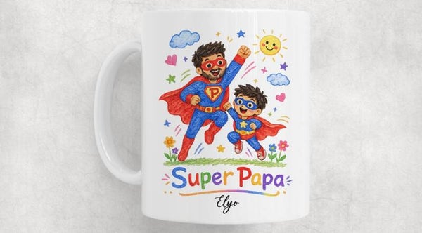 Tasse Personnalisée Papa | Cadeau Original Fête des Pères
