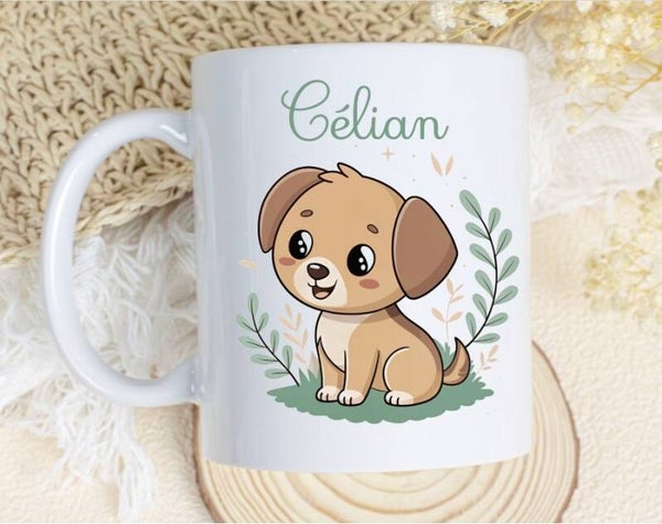 Mug incassable personnalisé "petit toutou"