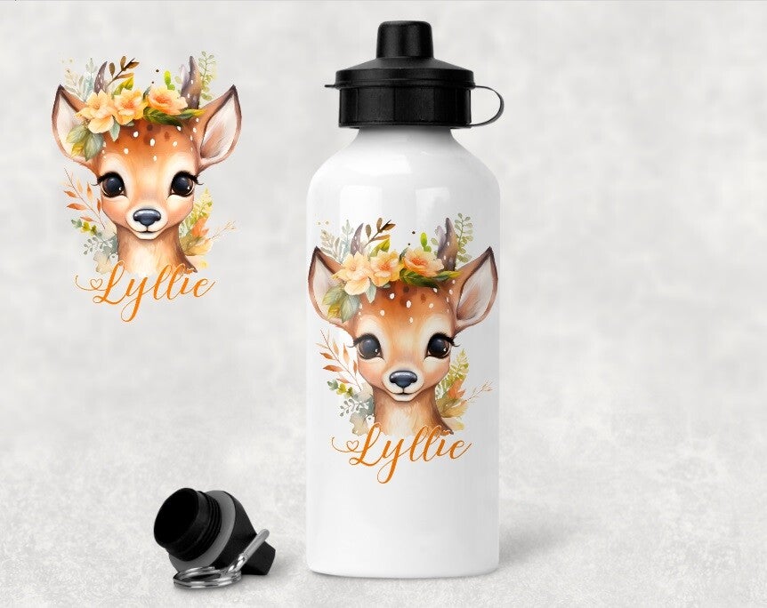 gourde personnalisée "biche"