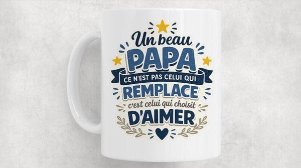 Tasse Personnalisée Papa | Cadeau Original Fête des Pères