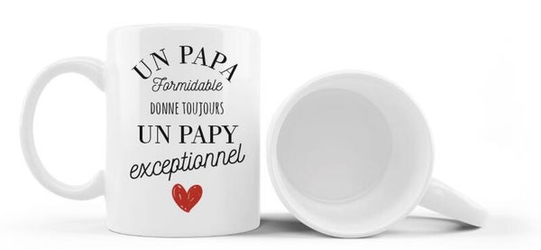 Mug "Un papa formidable"