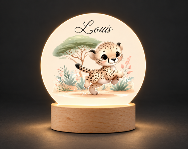 Lampe veilleuse personnalisée TIGRE